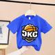 thumbnail image 3 of Camiseta de verano 100 % algodón para adolescentes, camiseta para niños con estampado sencillo de oso de dibujos animados, cuello redondo, cómoda camiseta de manga corta para niños y niñas, 3 of 5