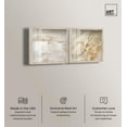 thumbnail image 2 of Neutral Luxe Harmony Set Shadowbox Boho Wall Decor by Art Remedy, Blonde Frame, 12 x 12, 2 of 6