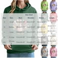 thumbnail image 5 of Women Turkey Graphic Hooded Sweatshirt, Drawstring Long‑Sleeve Pullover Hoodie with Front Kangaroo Pocket, Casual Tops for Fall Gatherings Gray L, 5 of 5