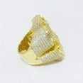 thumbnail image 3 of Gems Jewels 6.00 Ctw Round Cut White Diamond Wedding Anniversary Engagement Doller Sign Hip Hop Band Mens Ring 14K Yellow Gold Plated 925 Sterling Silver 925 Sterling Silver -7, 3 of 3