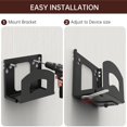 thumbnail image 4 of Soporte de pared ajustable IRONDIY para cable Box, 4 of 6