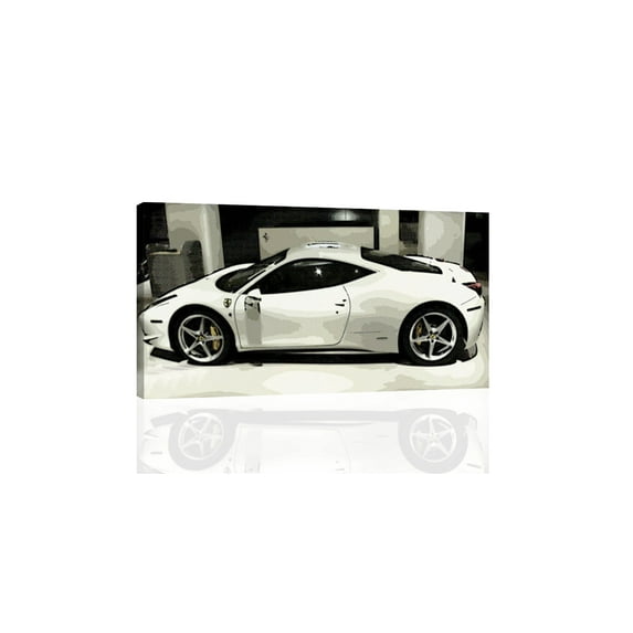 Ferrari 458 Italia - CANVAS OR PRINT WALL ART