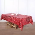 thumbnail image 5 of BalsaCircle 60" x 102" Red Big Payette Sequin Rectangular Tablecloth Reception Catering, 5 of 8