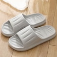 thumbnail image 1 of Zapatillas de hombre de talla grande 48 49, suela blanda de EVA, zapatilla de casa para mujer, sandalias de playa de verano para parejas, chanclas informales, zapatos deslizantes para el baño, 1 of 7