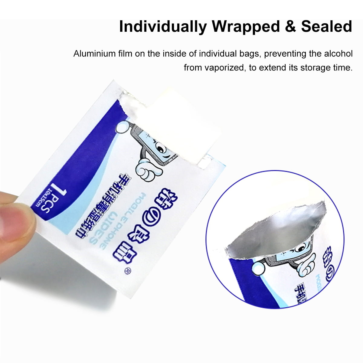 Disposable Disinfection Wipes 50pcs 75% Alcohol Disinfecting Wipes Disposable Wet Wipes Moist Non-Woven Fabrics Cleaning Moist Wipes
