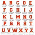 thumbnail image 3 of 26 English Alphabet Embroidered Patches Multi-color Embroidered Name Stickers, 3 of 4