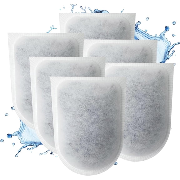6 Pack Large Replacement Fish Tetra Filter Cartridges Aquariums,Carbon Filter Cartridges Compatible with Tetra Whisper EX30 EX45 EX70 Filters