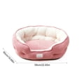 thumbnail image 3 of Sahpxhe Washable Dog Bed, Winter Warm Comfortable Round Deep Sleep Plush Pet Bed With Raised Rim For Small Medium Dogs, 3 of 6
