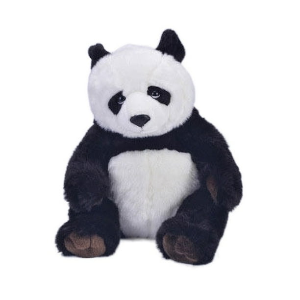 Muñeca de peluche con dibujos animados de panda gigante, blanco y negro, 20 cm, niña
