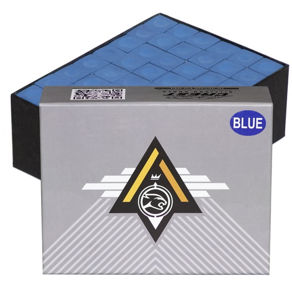 PREDATOR Crest Pool cue Billiard CHALK - 1 GROSS - 144 chalks - Blue