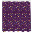 thumbnail image 3 of Ambesonne New Orleans Shower Curtain, Modern Mardi Grass, 69"Wx70"L, Multicolor, 3 of 3
