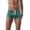 Dark Green, variant on Men's Quick Dry Swim Trunks with Drawstring Low Waist Boxer Shorts for Hot Spring Beach and Swimming Solid Color Blue S