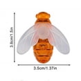 thumbnail image 2 of Guirnalda de luces solares de abeja para exteriores, luces LED de abeja, impermeables, para jardín, decoración navideña, color blanco cálido, 5 metros, 20 luces (doble), 2 of 7