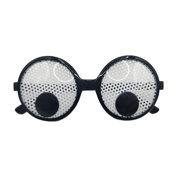 Mupvlun Googly Eyes Glasses Funny Shaking Eyeball Glasses Shades Party Costume Accessories Eyewear Interactive Joke Glasses for Parties and Trick Entertainment