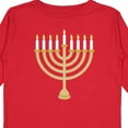 thumbnail image 4 of Inktastic Chanukah Hanukah Menorah Boys or Girls Long Sleeve Toddler T-Shirt, 4 of 5