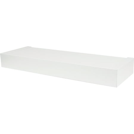 High & Mighty Floating Shelf Flat Design White