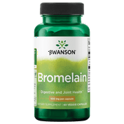Swanson Bromelain 500 mg 60 Veggie Capsules