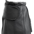 thumbnail image 4 of First Mfg Co - Scout - Men's Motorcycle Biker Riding Black Leather Gloves - 5X Large - Padded Palms, 4 of 4