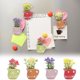 thumbnail image 1 of Imanes para Refrigerador con Forma de Florero, Mini Florero de Cerámica, Imán para Refrigerador, Decoración Lateral para Cocina, Hogar, Oficina, Diseño Moderno, Pequeña Maceta, Adhesivo Decorativo, A, 1 of 4