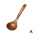 thumbnail image 4 of Long Handled Wooden Soup Spoon Bamboo Wood Kitchen Tool Utensil Cooking X5C3, 4 of 6