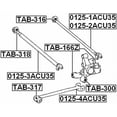 thumbnail image 2 of Febest REAR TRANSVERSE LINK # 0125-3ACU35 OEM 48710-48050, 2 of 2