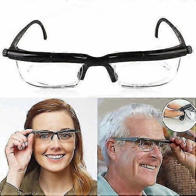 Adjustable Eye Glasses Dial Vision Variable Focus Eyewear Distance Reading