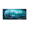 thumbnail image 2 of HomeNest Halloween Pumpkin Background Cloth Garage Door Decorative Cloth Hanging Cloth Banner Tapestry Cloth, 2 of 2