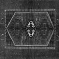 thumbnail image 1 of Ahgly Company Indoor Square Persian Gray Traditional Area Rugs, 4' Square, 1 of 1