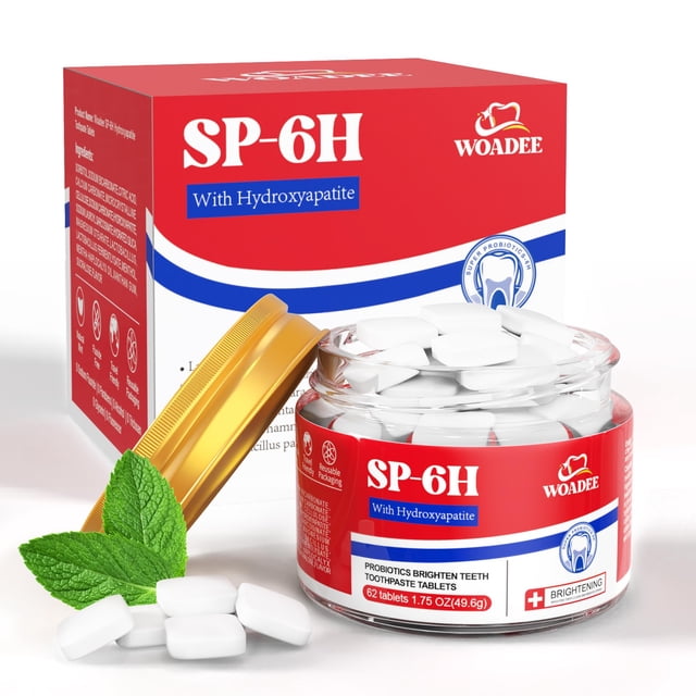 Pasta de dientes en tabletas Woadee SP-6 Probióticos e hidroxiapatita