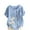 Light Blue, variant on Fesfesfes Oversized T Shirts for Women's Summer Casual Round Neck Short Sleeve Flower Printing Loose Shirt Tops Short Sleeve Workout Shirts for Women 6(M)