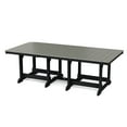 thumbnail image 2 of Wildridge Heritage 9-Piece 44"x94" Dining Set, Dark Gray and Black - Outdoor Weather Resistant Recycled Plastic Furniture for Patio, 2 of 5