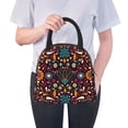 thumbnail image 6 of Fotbe Colorful Mexican2 Pattern Lunch Bag, Insulated Lunch Box, Small Leakproof Cooler Food Lunch Containers Reusable High Capacity Lunch Tote Bags for Work, Travel, Outdoor, 6 of 6