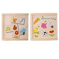 thumbnail image 2 of Educativo de Rompecabezas de - Maridaje de Alimentos de Animales - Material de Enseñanza Sensorial para Zulema Juguete educativo para niños, 2 of 8