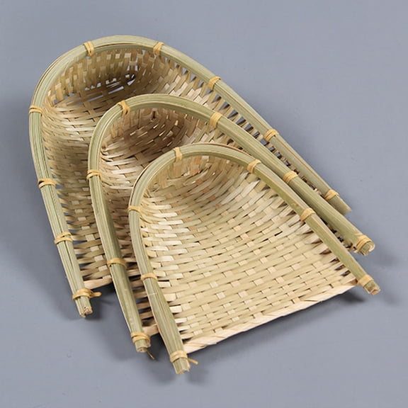 ELAYARD 2Pcs Woven Mini Broom and Dustpan Set for Home Decor