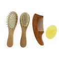 thumbnail image 1 of Juego de 4 piezas de cepillo y peine para el cabello para bebés, peine de masaje para el c Abanopi Peine, 1 of 6