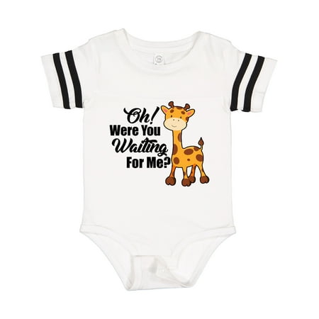 

Inktastic Oh Were You Waiting for Me with Baby Giraffe Gift Baby Boy or Baby Girl Bodysuit
