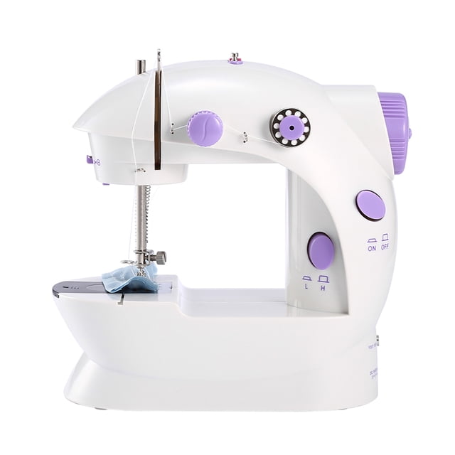 Máquina de coser portátil de doble velocidad, fabricada con materiales ecológicos y duradera.