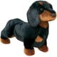 thumbnail image 1 of Peluches para perros Douglas Dachshund de peluche, color negro y marrón, 1 of 2