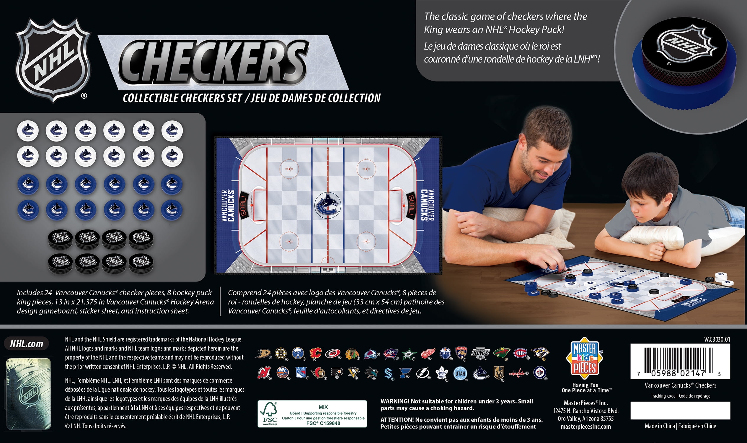 Masterpieces Puzzle Company Vancouver Canucks dames jeu de plateau