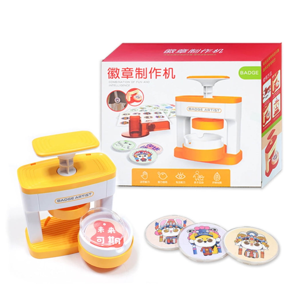 CIYISON Badge Maker Machine Pin Button Maker Press Machine with Strong Card Press Function for Quality and Stability Button
