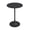 Black, variant on Jamesdar, Kurv Counter Bistro Table 24", Indoor/Outdoor, 150Lbs Capacity, Steel/Plastic Base Ring, Black