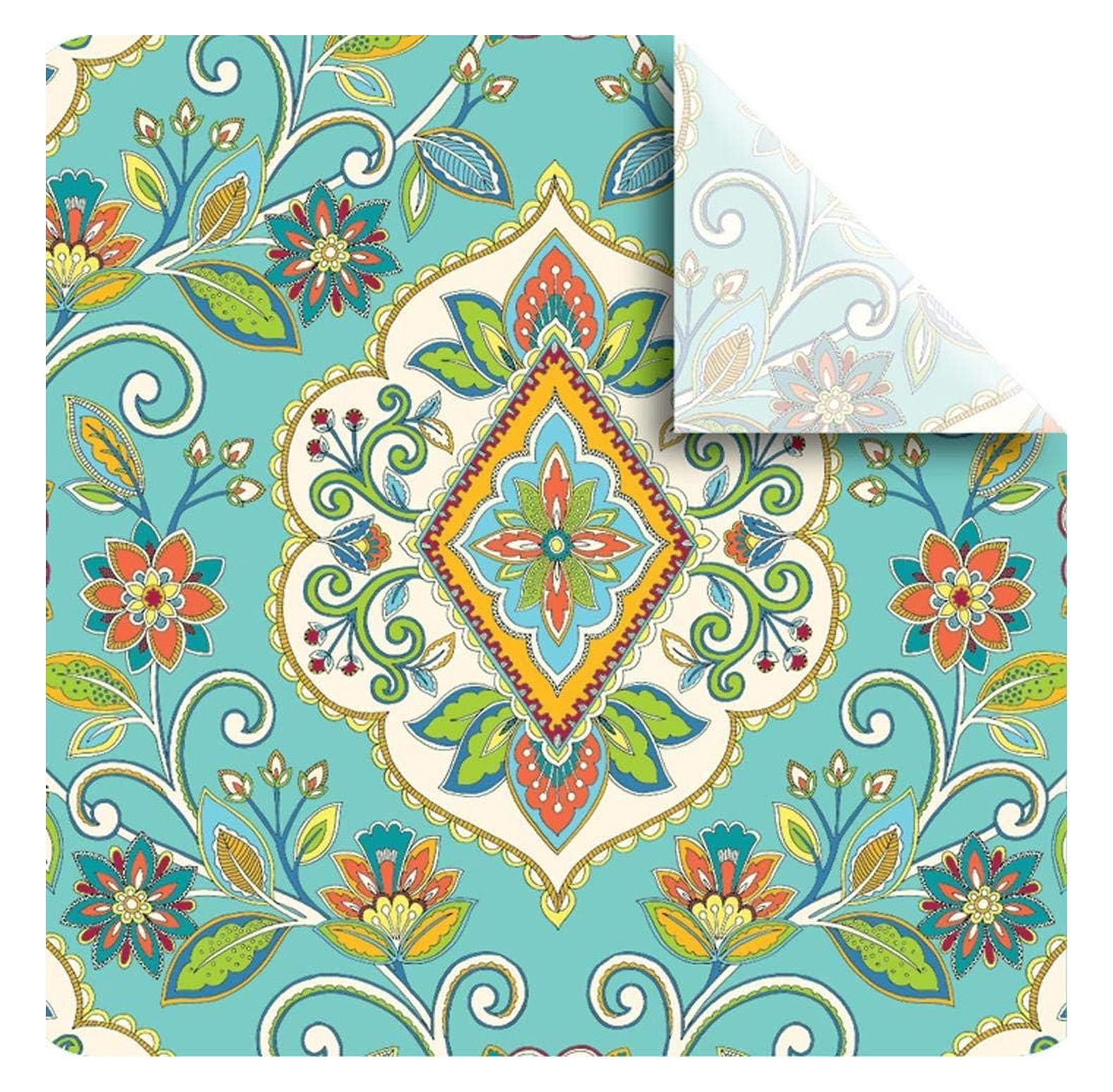 24 Sheet-Count Premium Printed Tissue Paper Available in 3 Different Assortments, Fanciful Florals
