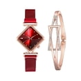 thumbnail image 1 of Hot6sl Ofertas de La Semana Conjunto de Pulsera y Reloj de Diamantes para Mujer, Moderno y con Personalidad., 1 of 2