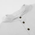 thumbnail image 5 of Xdegoge Mens Kaftan Thobe Button Down Stand Collar Fashion Shirt Embroidered Men's Long Kurta Cotton Indian Dress Shirts with Pockets Ropa Para Hombre En oferta Ropa Hombre, 5 of 7