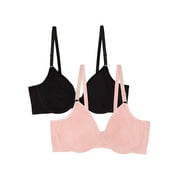 Fruit of the Loom Women's Cotton Stretch Extreme Comfort Bra, Style FT920, 2-Pack