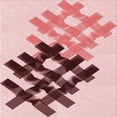 thumbnail image 1 of Ahgly Company Machine Washable Indoor Square Transitional Pink Area Rugs, 4' Square, 1 of 7