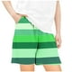 thumbnail image 1 of Odeerbi 5-14 Años Niños Niñas Pantalones Cortos de Pantalones Cortos de Playa de Secado Rápido Con Estampado Hawaiano A Rayas Pantalones Cortos Informales Con Bolsillo, 1 of 5