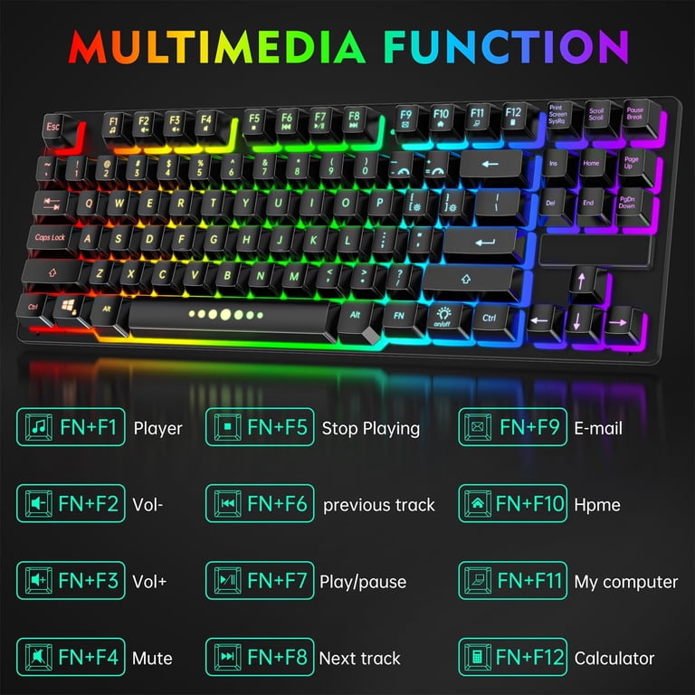 Iggual Kit Tastiera E Mouse Wireless WMK-Glow - QWERTY Spagnolo, Colore Bianco