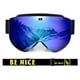 thumbnail image 2 of Gafas de esquí para adultos con revestimiento electrochapado, doble antivaho, cilíndricas, esféricas, con intercambio magnético, 2 of 5