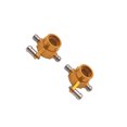 thumbnail image 1 of ZheElen 2pack/lot Aluminium Alloy Upgrade Rear Steering Hub Carrier For 1/28 Wltoys K969 Metal Upgrade Rear Steering Cup For RC Gold, 1 of 6